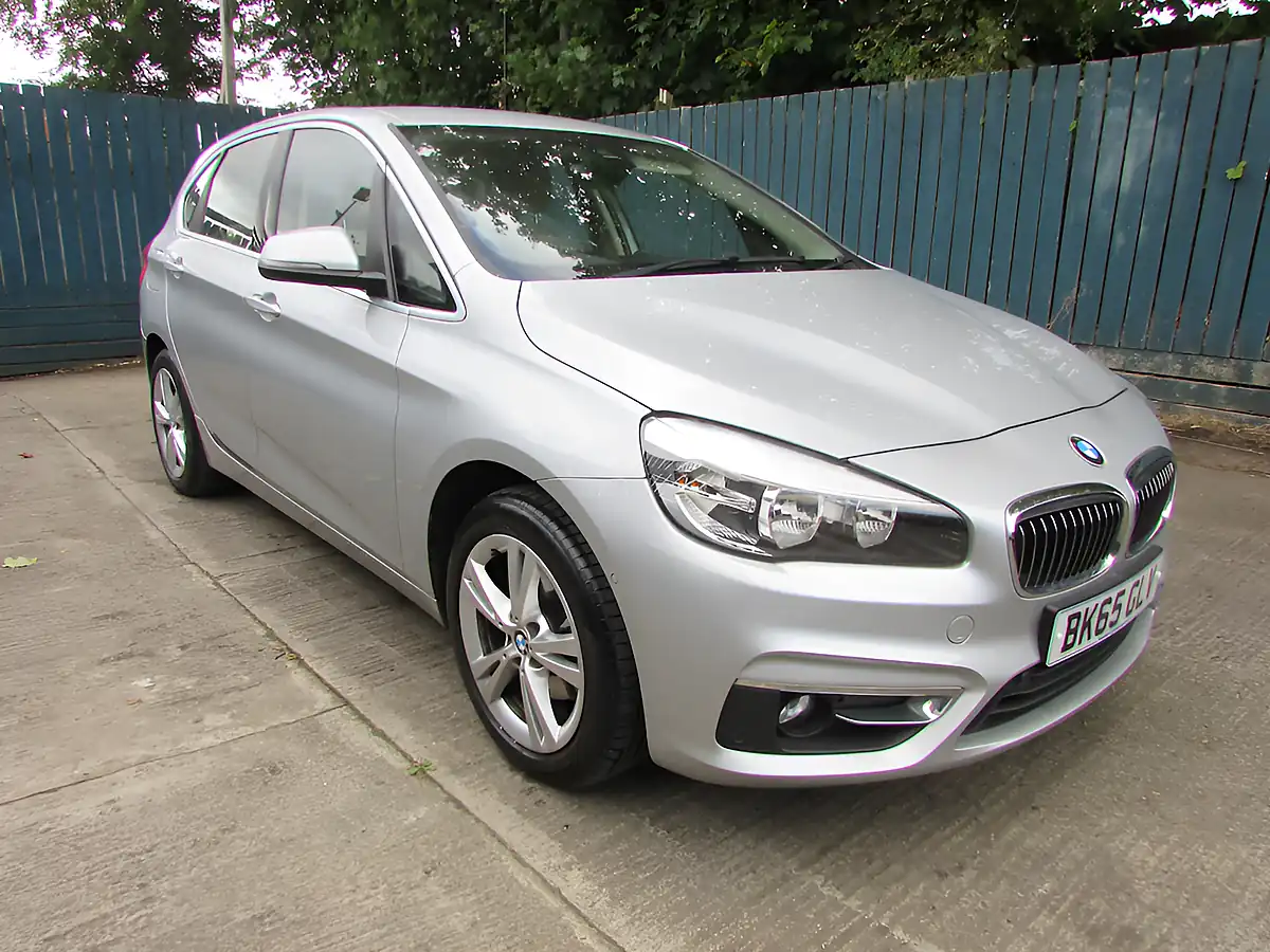 Used 2015 BMW 2 Series Active Tourer Luxury Silver - Front View