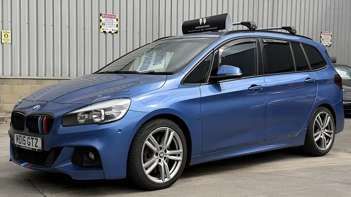 Used 2015 BMW 2 Series Gran Tourer M Sport Blue - Front View