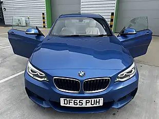 Used 2015 BMW 2 Series M Sport Blue - Interior and Exterior details 14