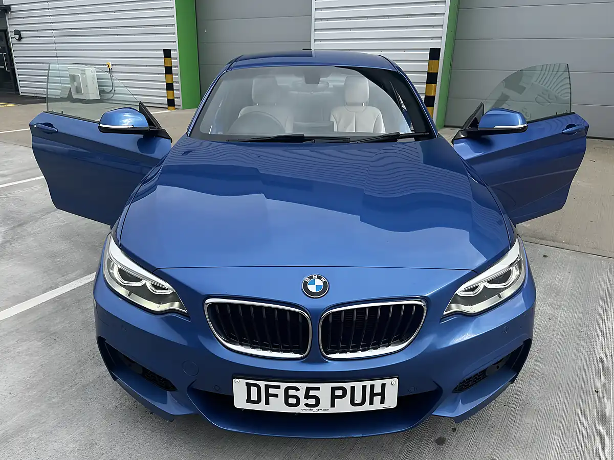 Used 2015 BMW 2 Series M Sport Blue - Interior and Exterior details 14