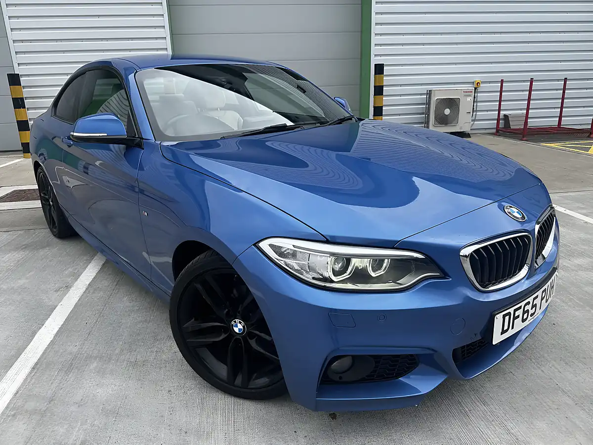 Used 2015 BMW 2 Series M Sport Blue - Interior and Exterior details 2