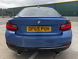 Used 2015 BMW 2 Series M Sport Blue - Interior and Exterior details 6
