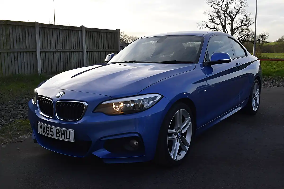 Used 2015 BMW 2 Series M Sport Estoril Blue - Interior and Exterior details 10