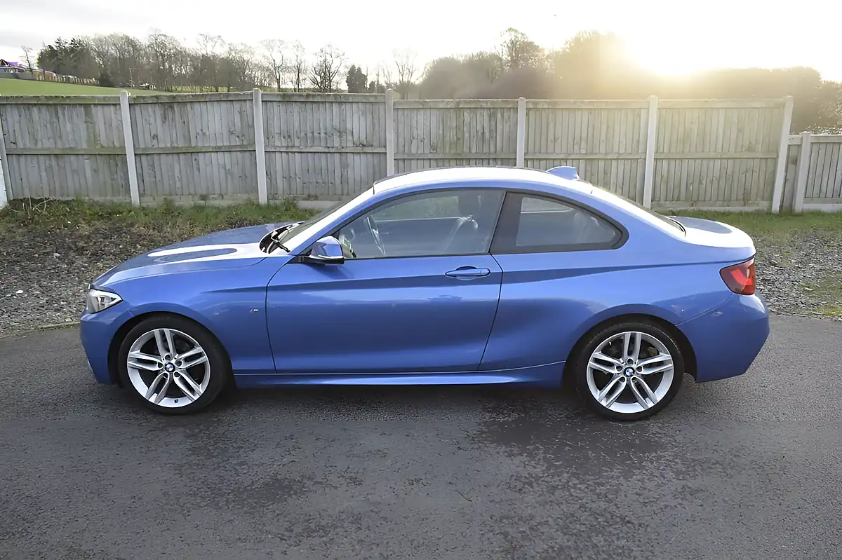 Used 2015 BMW 2 Series M Sport Estoril Blue - Interior and Exterior details 11