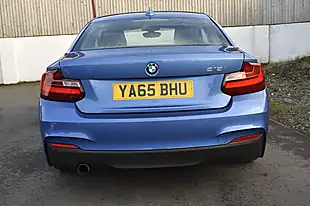Used 2015 BMW 2 Series M Sport Estoril Blue - Interior and Exterior details 13