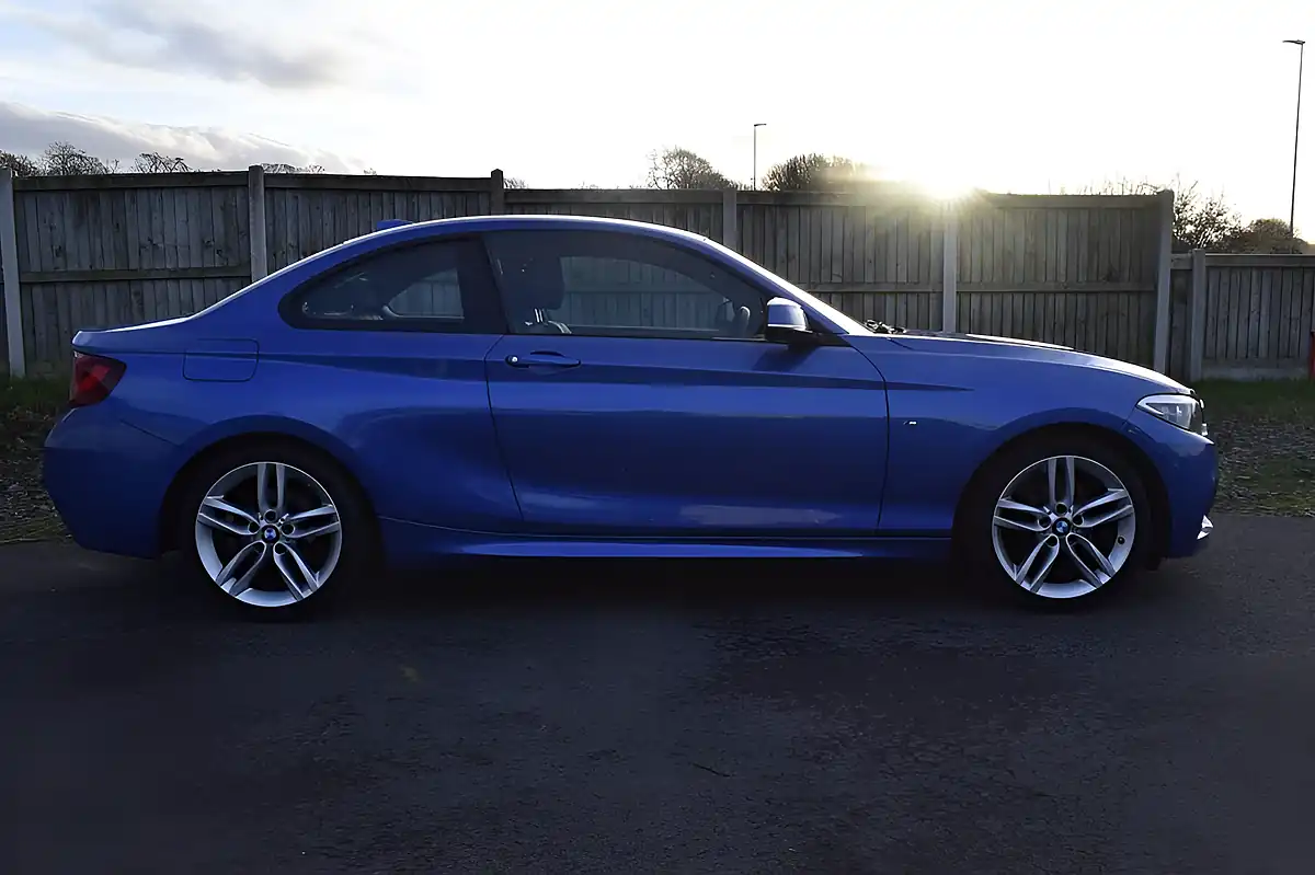Used 2015 BMW 2 Series M Sport Estoril Blue - Interior and Exterior details 8