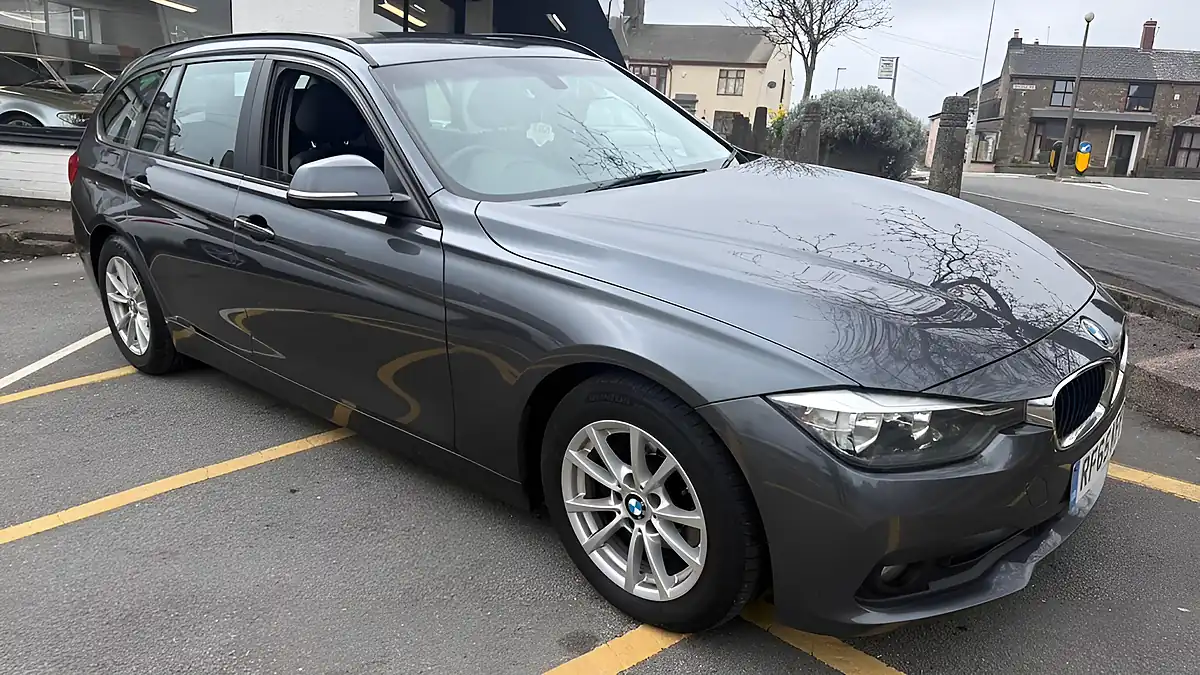 Used 2015 BMW 3 Series Ed Plus Touring Grey - Front View