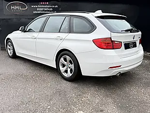 Used 2015 BMW 3 Series Efficientdynamics Touring White - Interior and Exterior details 4