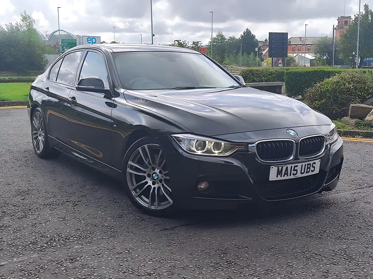 Used 2015 BMW 3 Series M Sport Black - Front View