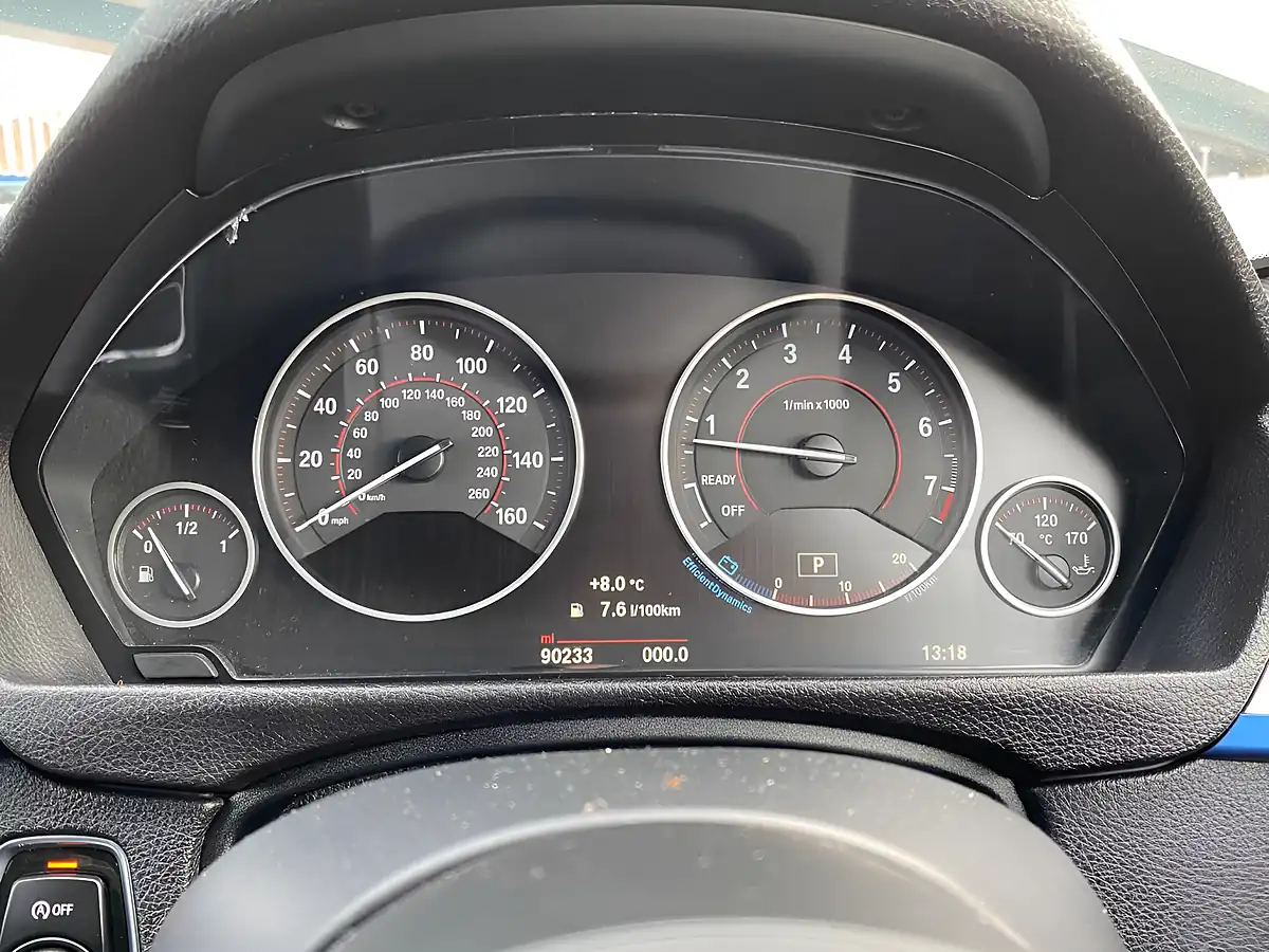 Used 2015 BMW 3 Series M Sport Blue - Interior and Exterior details 16