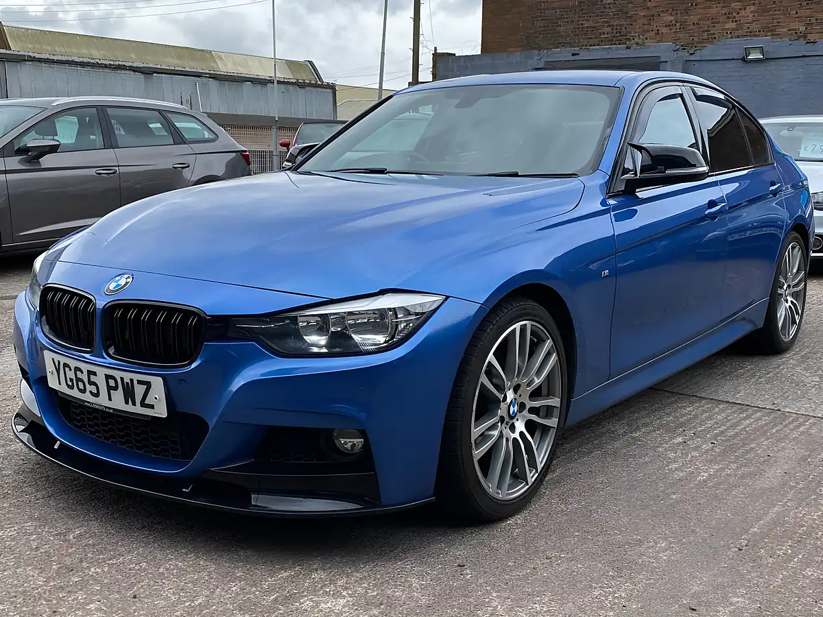 Used 2015 BMW 3 Series M Sport Blue - Interior and Exterior details 5