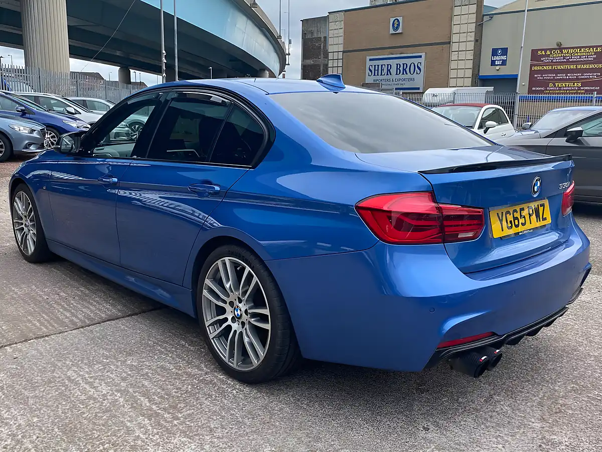 Used 2015 BMW 3 Series M Sport Blue - Interior and Exterior details 7