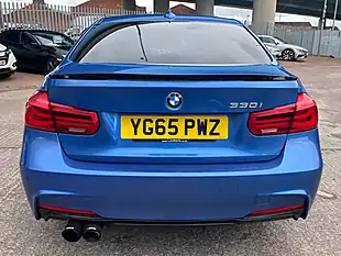 Used 2015 BMW 3 Series M Sport Blue - Interior and Exterior details 8