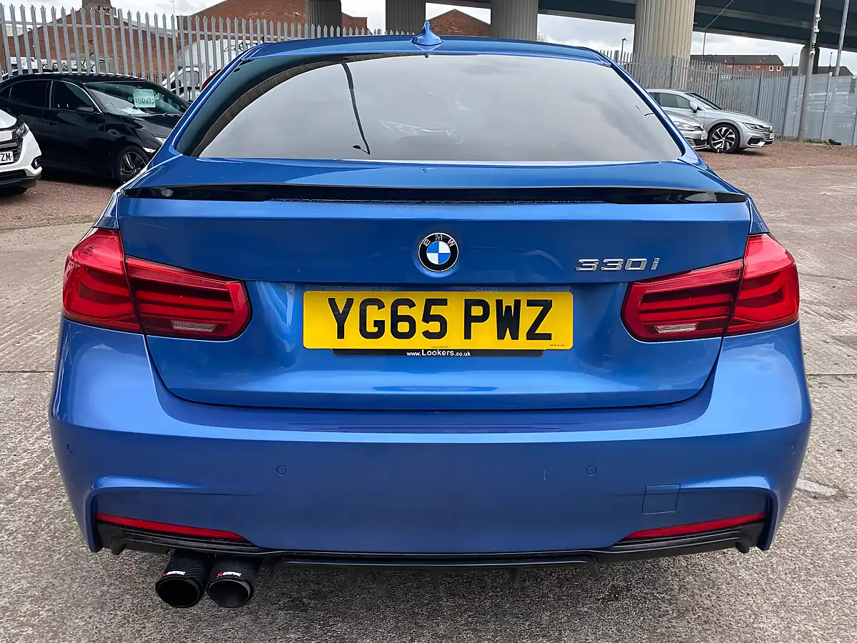 Used 2015 BMW 3 Series M Sport Blue - Interior and Exterior details 8