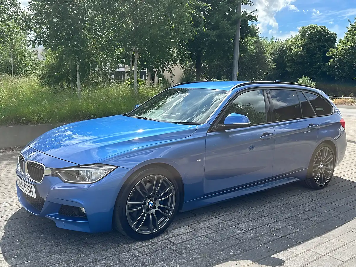 Used 2015 BMW 3 Series M Sport Blue - Interior and Exterior details 10