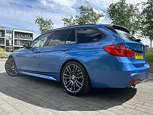 Used 2015 BMW 3 Series M Sport Blue - Interior and Exterior details 16