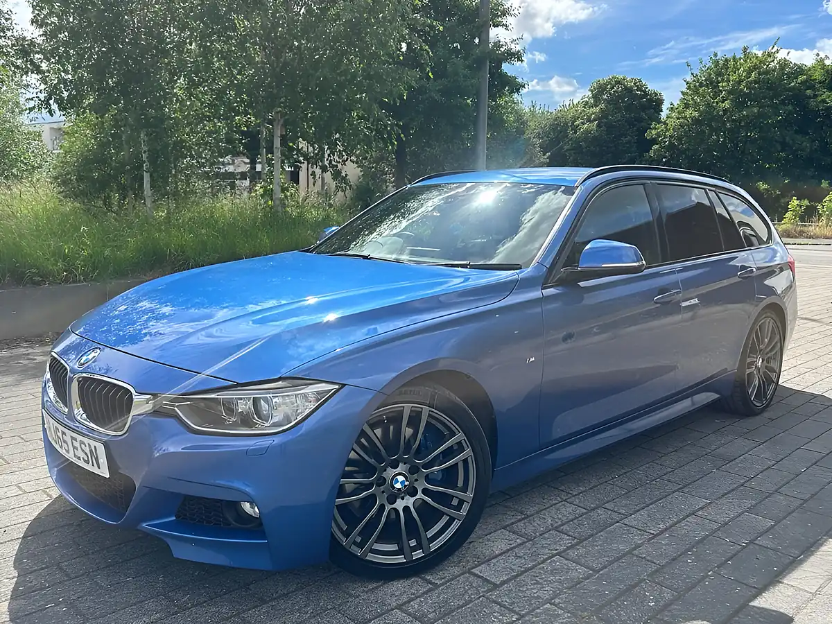 Used 2015 BMW 3 Series M Sport Blue - Interior and Exterior details 18
