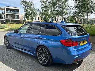 Used 2015 BMW 3 Series M Sport Blue - Interior and Exterior details 4