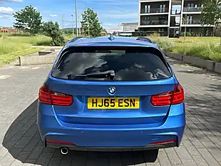 Used 2015 BMW 3 Series M Sport Blue - Interior and Exterior details 5