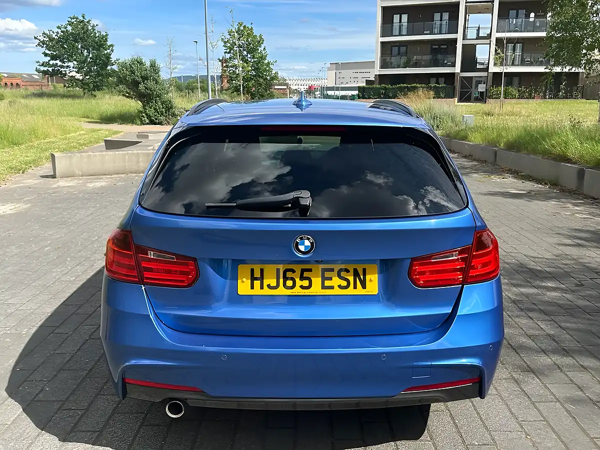 Used 2015 BMW 3 Series M Sport Blue - Interior and Exterior details 5
