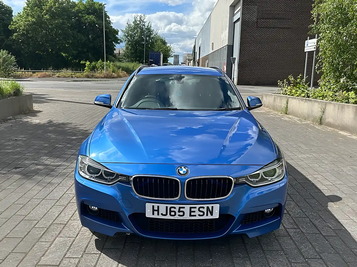 Used 2015 BMW 3 Series M Sport Blue - Interior and Exterior details 6