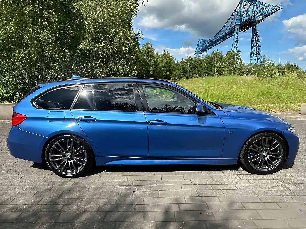 Used 2015 BMW 3 Series M Sport Blue - Interior and Exterior details 8
