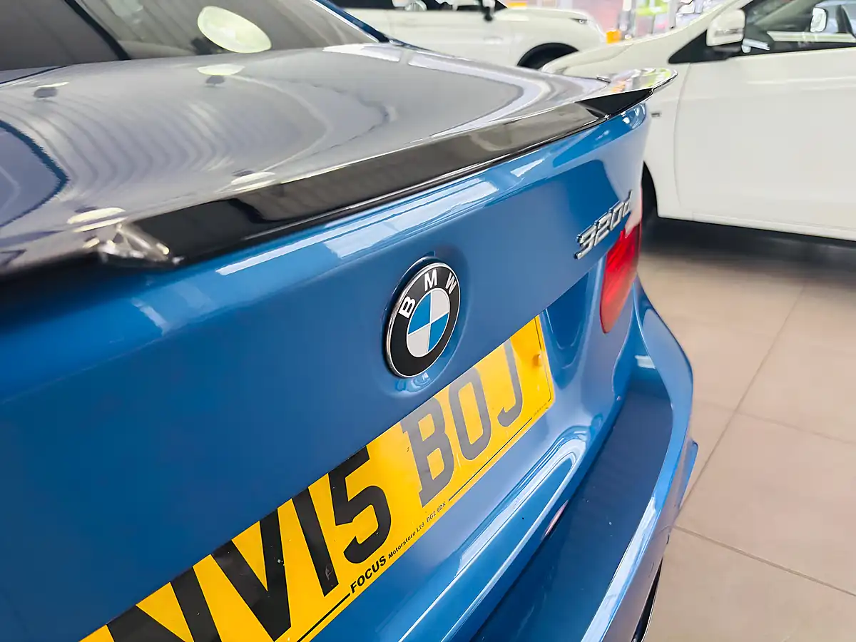 Used 2015 BMW 3 Series M Sport Blue - Interior and Exterior details 14