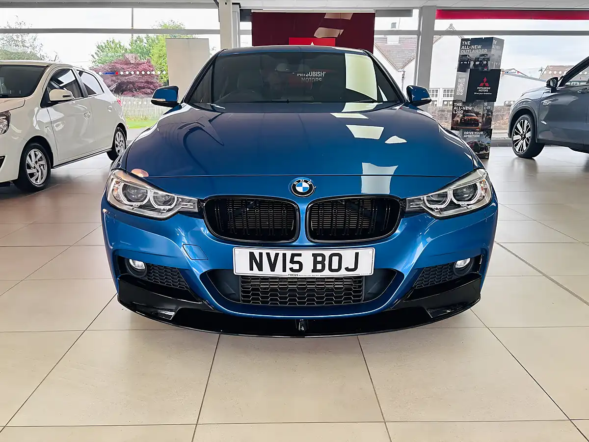 Used 2015 BMW 3 Series M Sport Blue - Interior and Exterior details 2