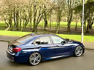 Used 2015 BMW 3 Series M Sport Blue - Interior and Exterior details 2