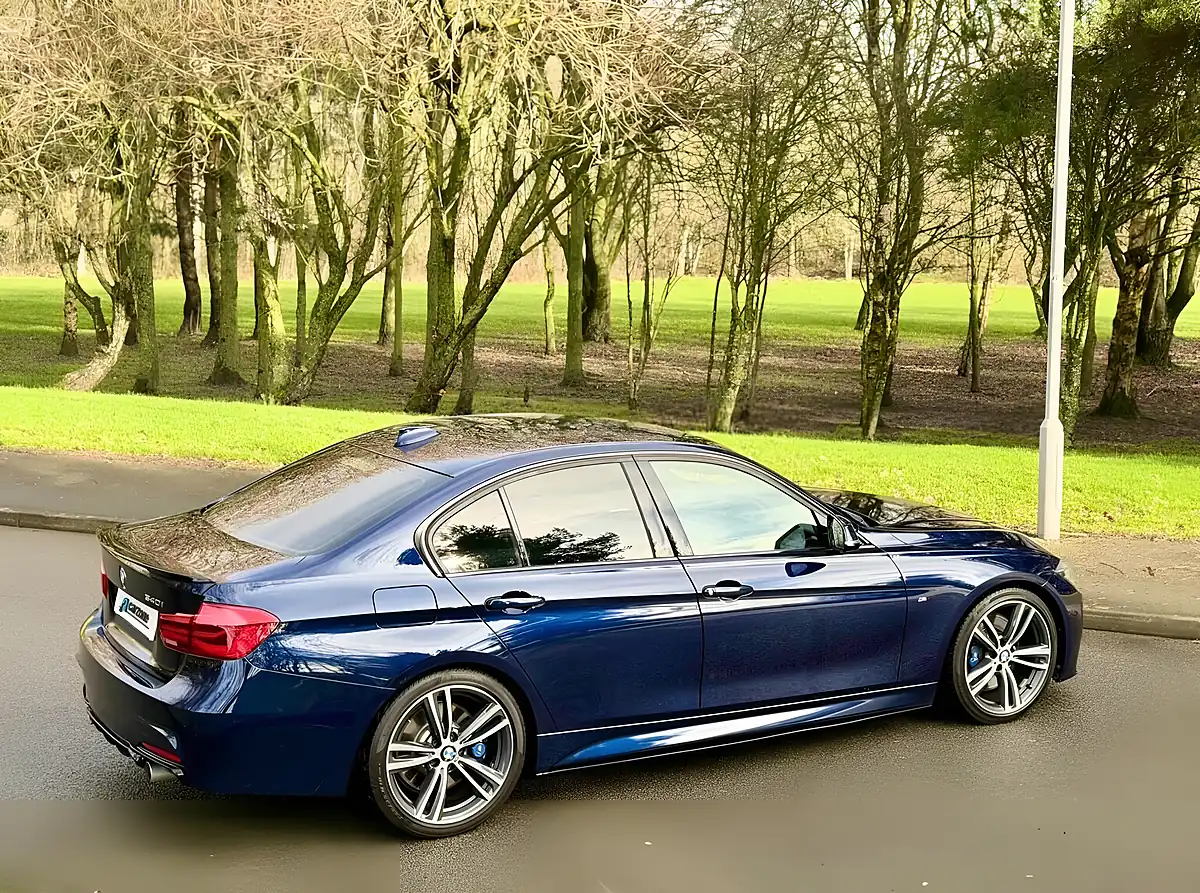 Used 2015 BMW 3 Series M Sport Blue - Interior and Exterior details 2