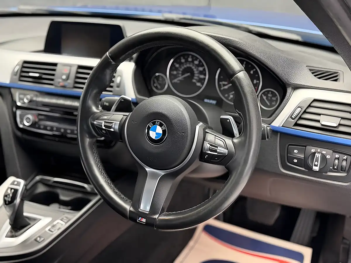 Used 2015 BMW 3 Series M Sport Blue - Interior and Exterior details 12