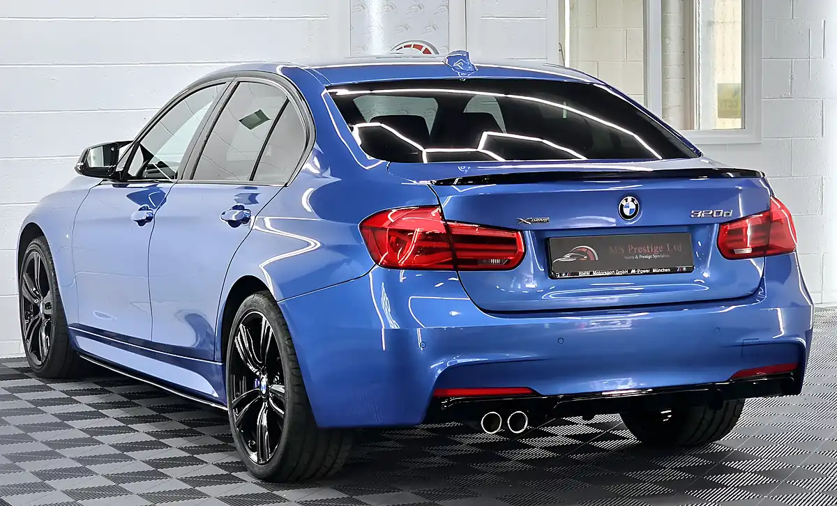 Used 2015 BMW 3 Series M Sport Estoril Blue - Interior and Exterior details 11