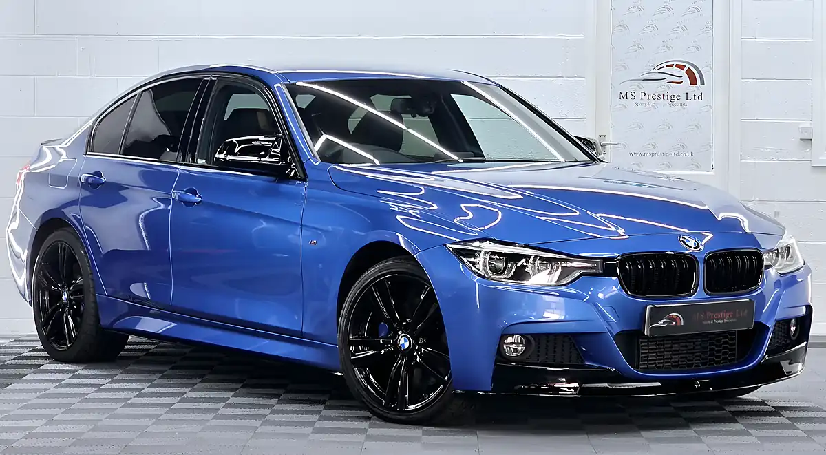 Used 2015 BMW 3 Series M Sport Estoril Blue - Interior and Exterior details 2