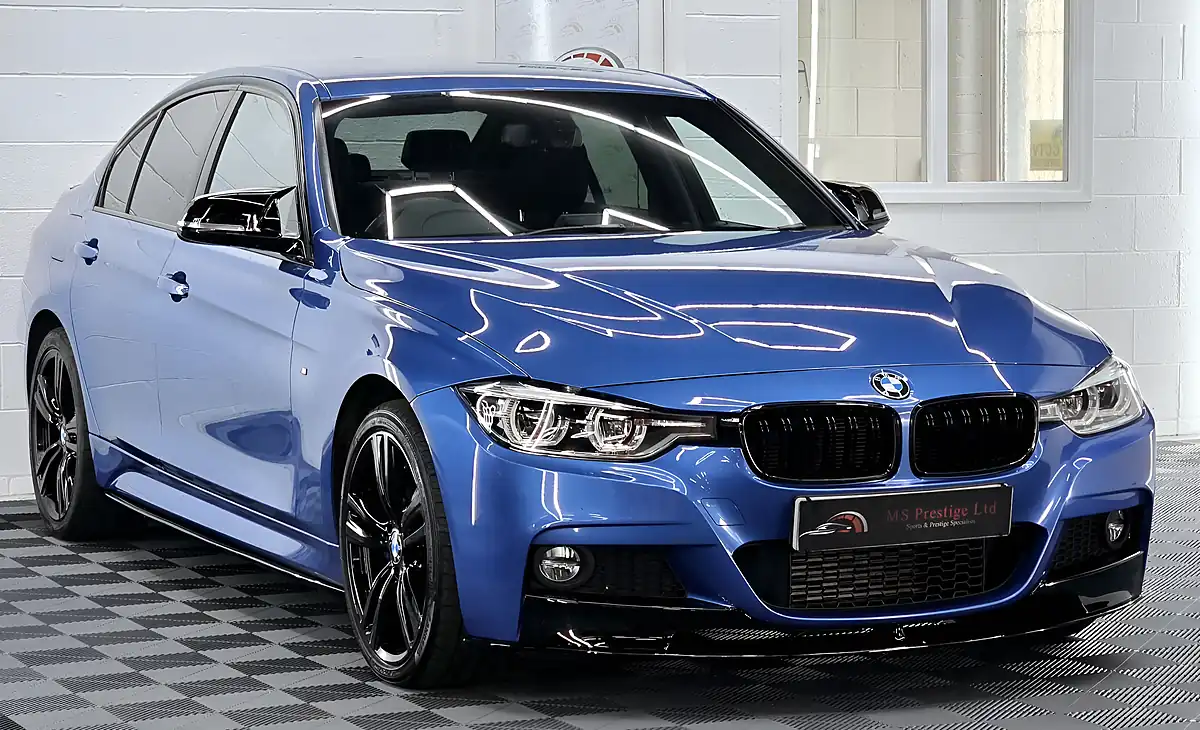 Used 2015 BMW 3 Series M Sport Estoril Blue - Interior and Exterior details 4