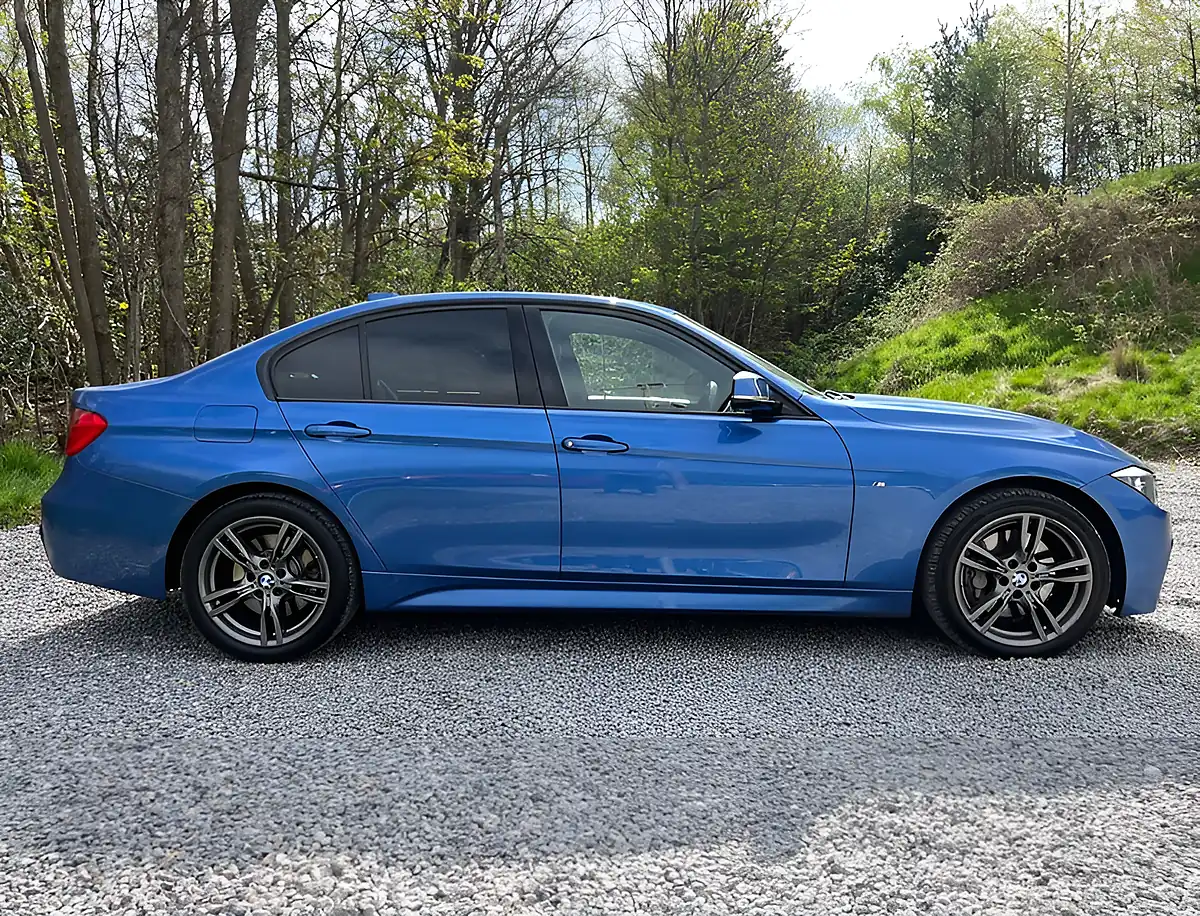 Used 2015 BMW 3 Series M Sport Estoril Blue - Interior and Exterior details 2