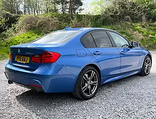 Used 2015 BMW 3 Series M Sport Estoril Blue - Interior and Exterior details 3