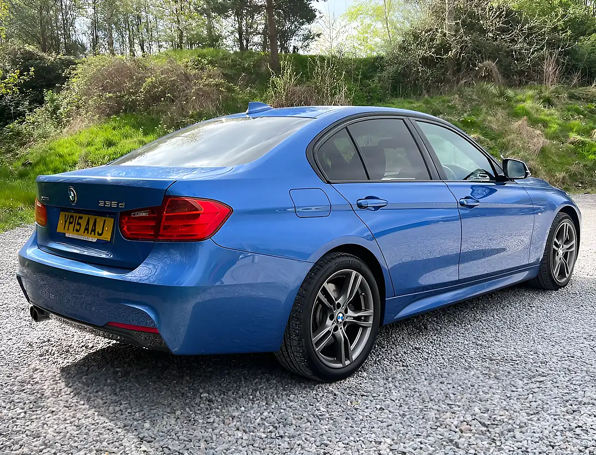 Used 2015 BMW 3 Series M Sport Estoril Blue - Interior and Exterior details 3