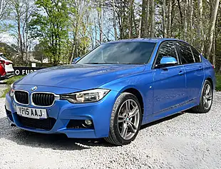 Used 2015 BMW 3 Series M Sport Estoril Blue - Interior and Exterior details 7