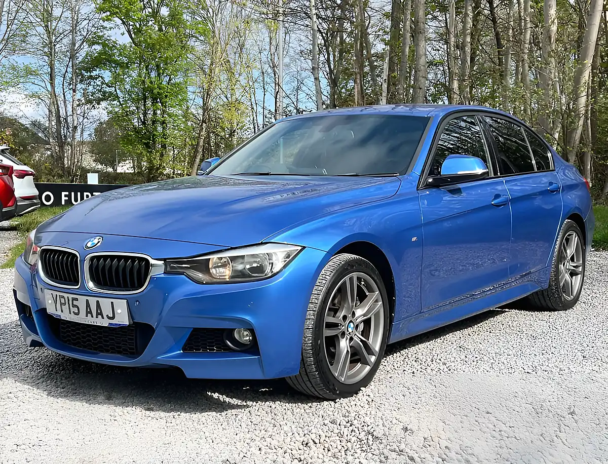 Used 2015 BMW 3 Series M Sport Estoril Blue - Interior and Exterior details 7