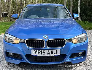 Used 2015 BMW 3 Series M Sport Estoril Blue - Interior and Exterior details 8