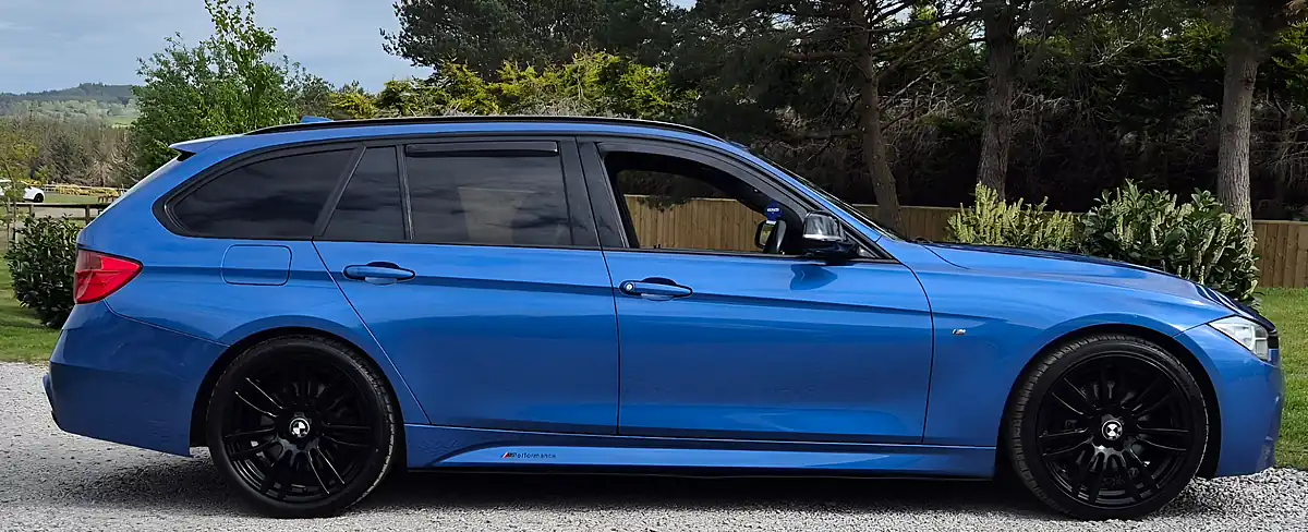 Used 2015 BMW 3 Series M Sport Estoril Blue - Interior and Exterior details 2