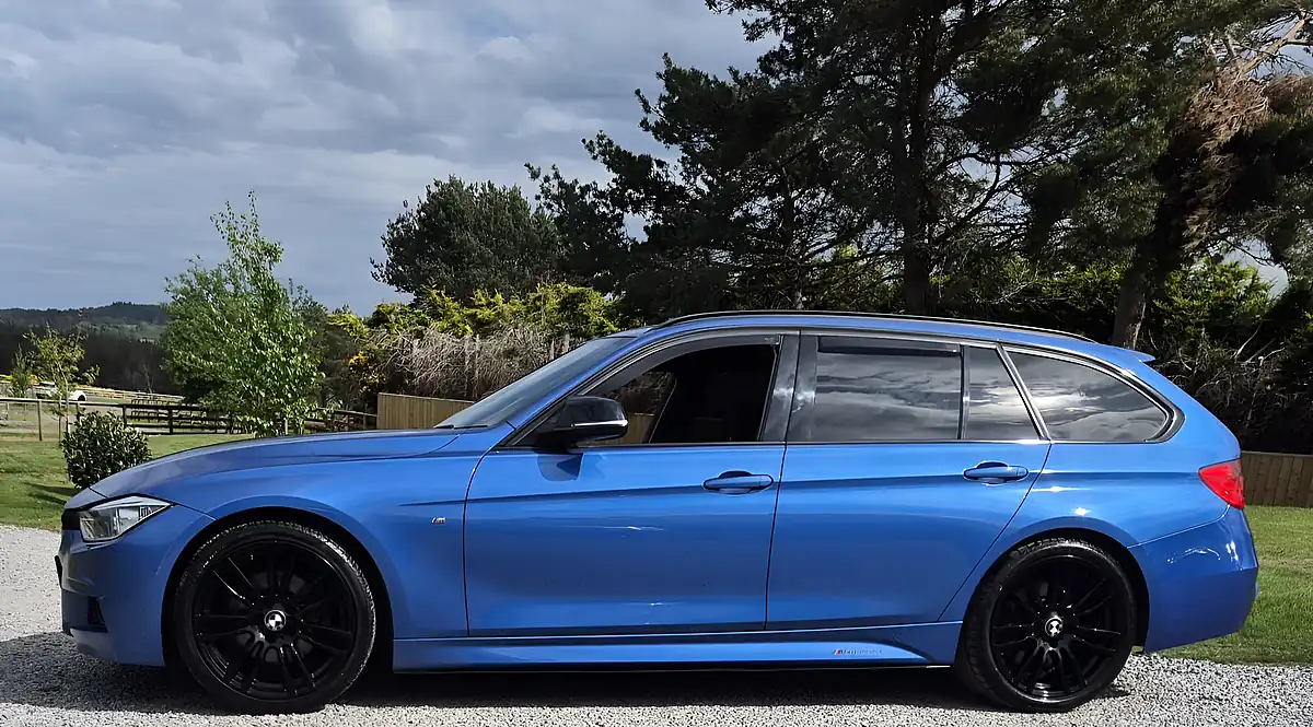 Used 2015 BMW 3 Series M Sport Estoril Blue - Interior and Exterior details 5
