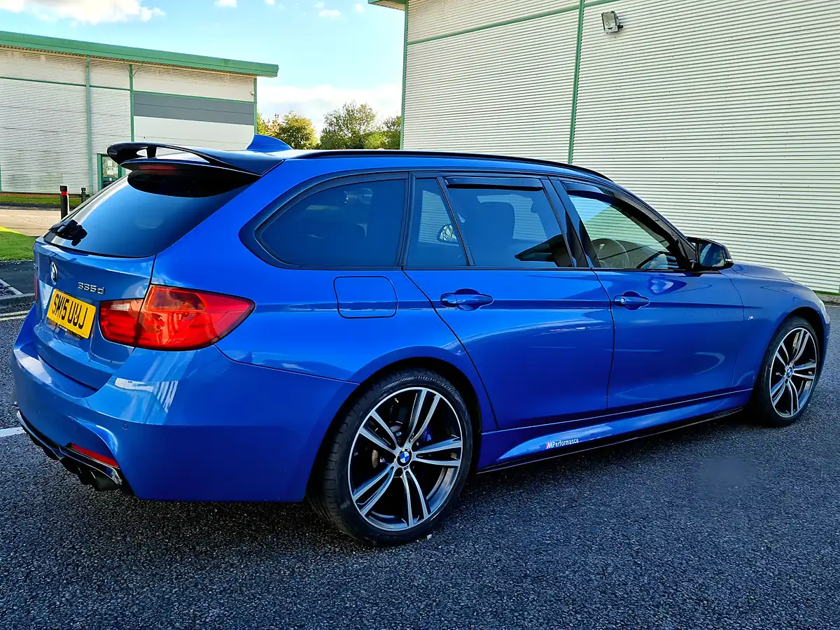 Used 2015 BMW 3 Series M Sport Plus Estoril Blue - Interior and Exterior details 3