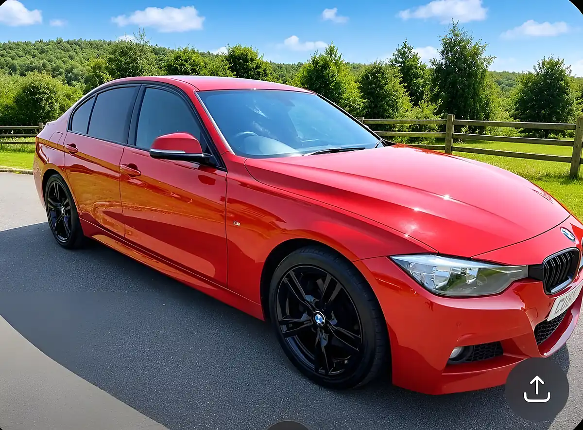 Used 2015 BMW 3 Series M Sport Red - Front View