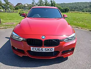Used 2015 BMW 3 Series M Sport Red - Interior and Exterior details 3