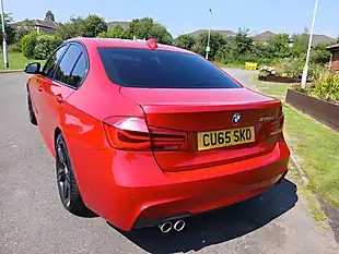 Used 2015 BMW 3 Series M Sport Red - Interior and Exterior details 7