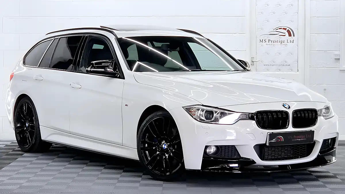 Used 2015 BMW 3 Series M Sport Touring Alpine White - Interior and Exterior details 2