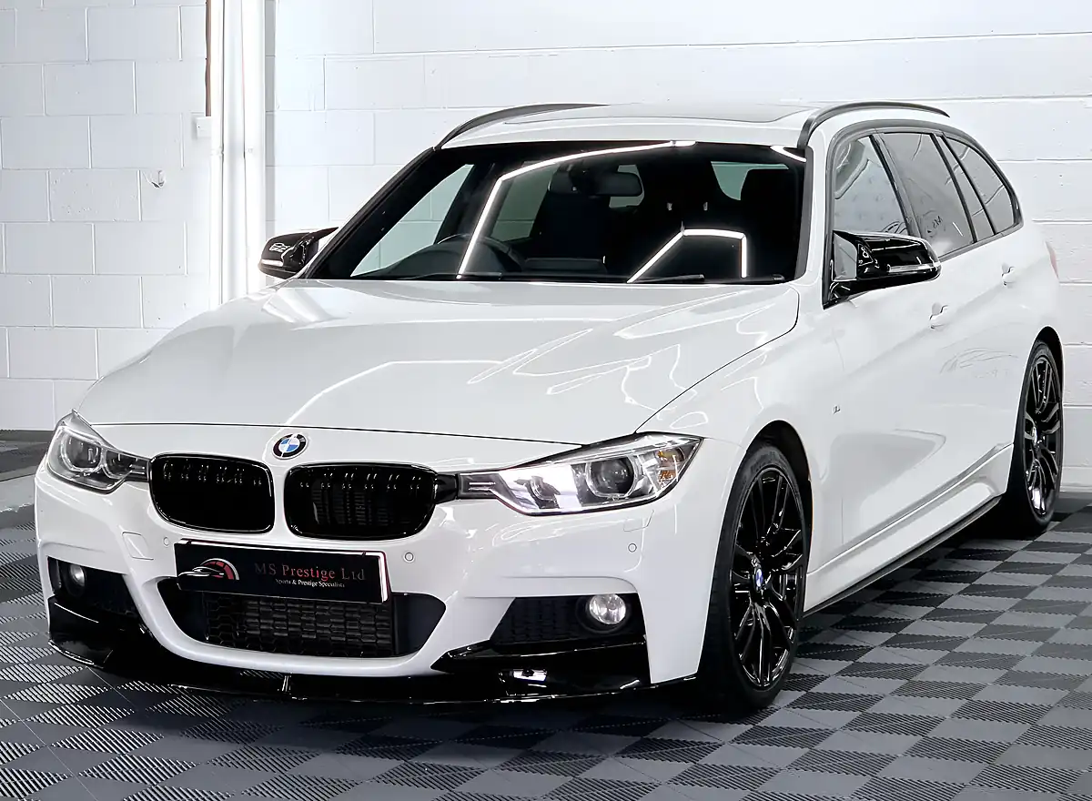 Used 2015 BMW 3 Series M Sport Touring Alpine White - Interior and Exterior details 3