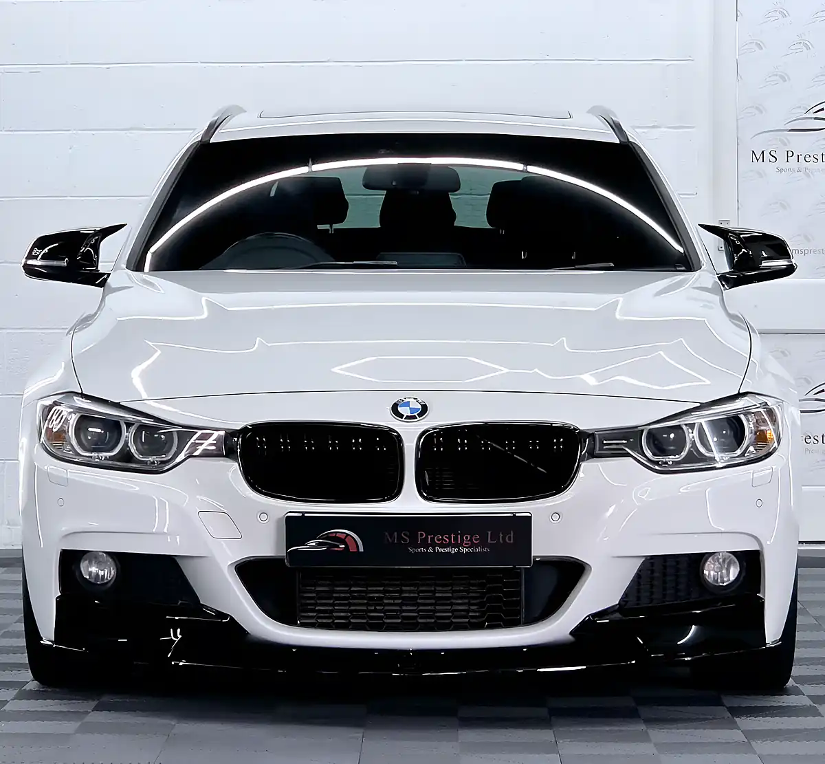 Used 2015 BMW 3 Series M Sport Touring Alpine White - Interior and Exterior details 9