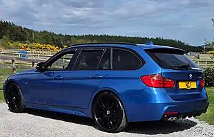 Used 2015 BMW 3 Series M Sport Touring Blue - Interior and Exterior details 3
